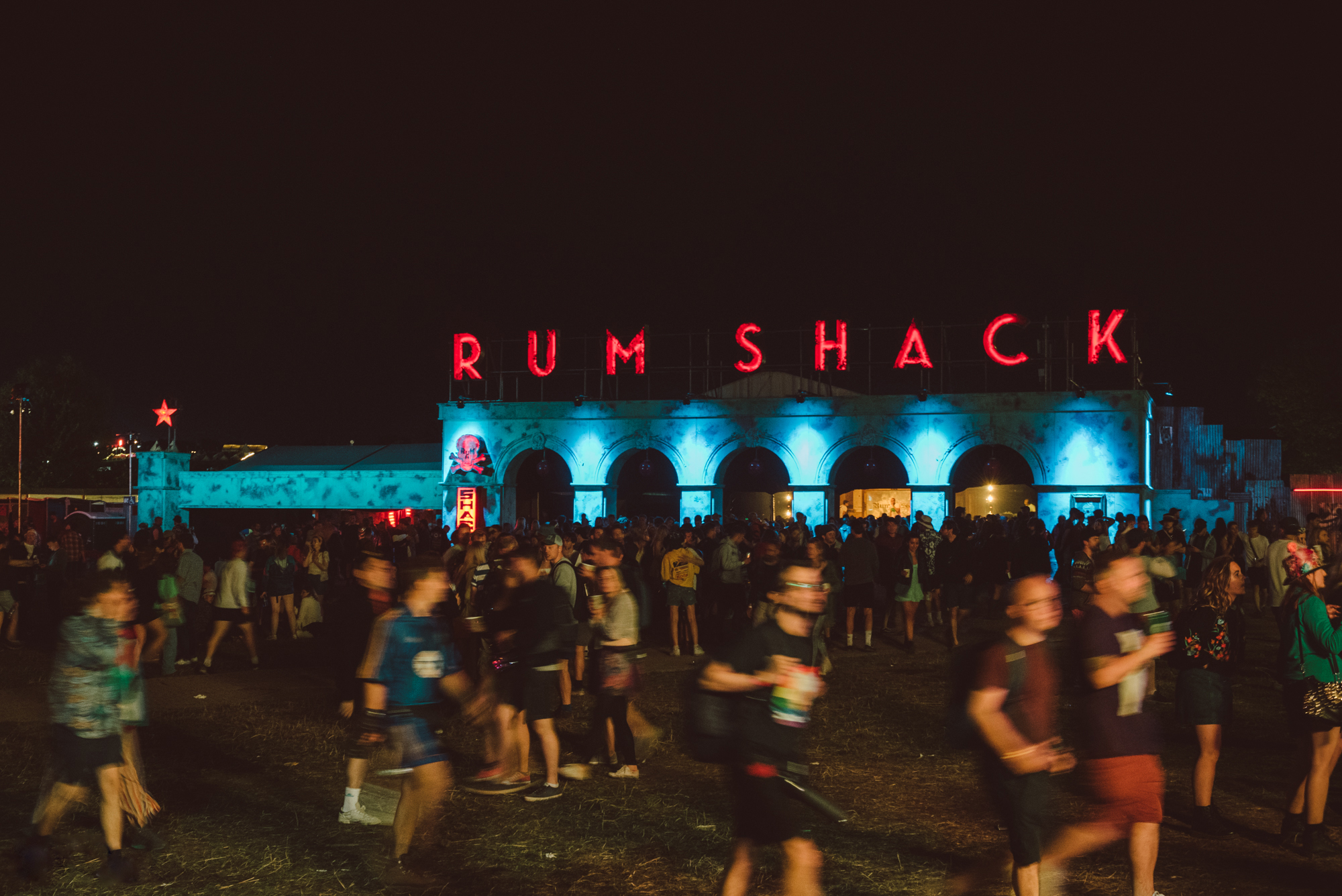 Rum Shack at Glastonbury by Olivia Johnston Photography